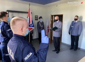 Trzech nowych policjantów w szeregach częstochowskiego garnizonu