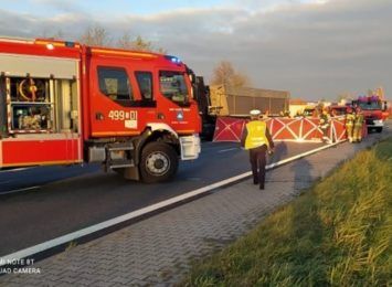 Wypadek w Gruszewni: kierowca osobówki zmarł