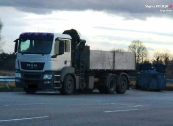 Myszków: Policyjny dozór za kradzież wartej ćwierć miliona złotych ciężarówki