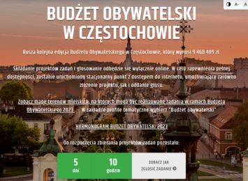 Budżet Obywatelski 2023 powoli rusza w Częstochowie
