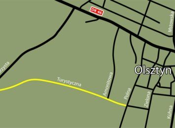 Nowa ulica ma mapie Jurajskiego Olsztyna