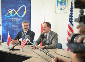 Ambasador Stanów Zjednoczonych Mark Brzezinski z jednodniową wizytą w Częstochowie