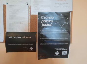 W szpitalach Powiatowych na Śląsku trwa akcja "Czarna Polska Jesień"