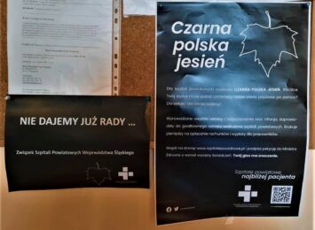 "Czarna polska jesień w szpitalach", również w częstochowskim