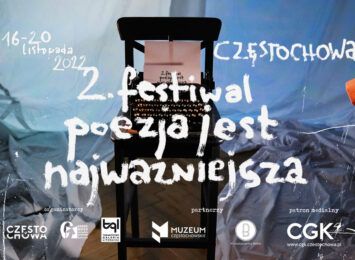 Festiwal "Poezja Jest Najważniejsza" w tym roku od 16 do 20 listopada