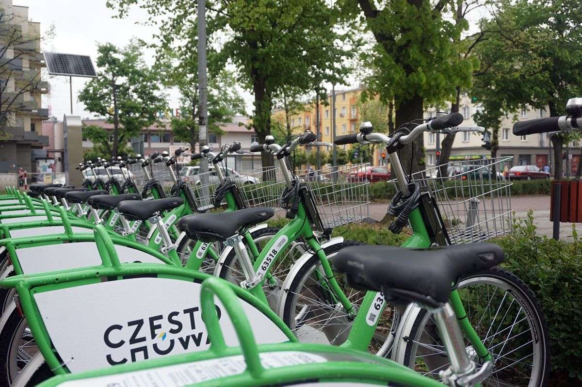 Rowery miejskie w Częstochowie Miejskie rowery
