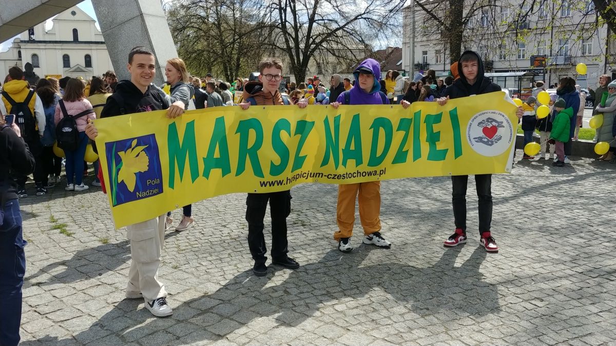 Żółty Marsz Nadziei przeszedł przez centrum Częstochowy