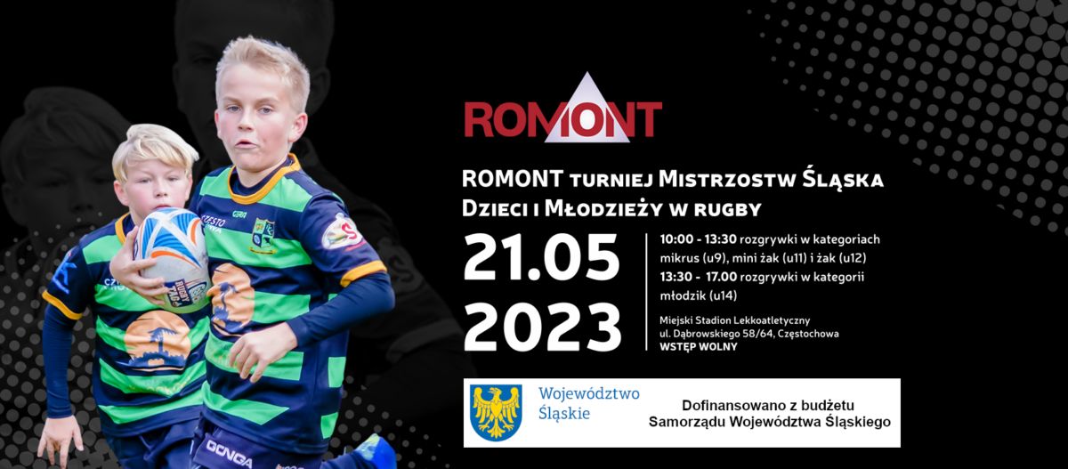 Romont Turniej Mistrzostw Śląska Dzieci i Młodzieży w rugby już w niedzielę 21 maja