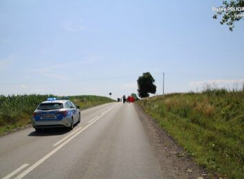 Tragedia w Woźnikach. 53-letni pieszy został potrącony przez furgonetkę, mężczyzna nie żyje