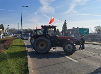 Protest rolników w Częstochowie. Blokady wpływają na rozkłady jazdy autobusów w Częstochowie